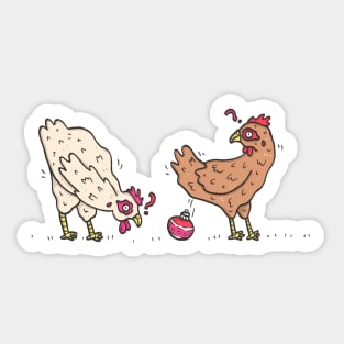 Christmas Egg Sticker